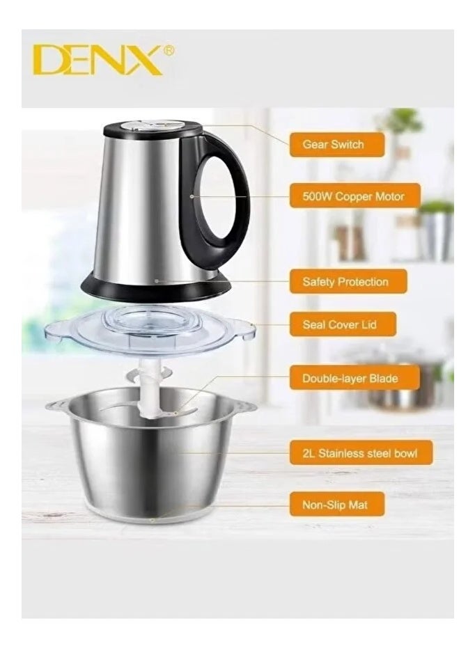 Denx 3L Meat and Vegetable Grinder DX3206 - Image 4