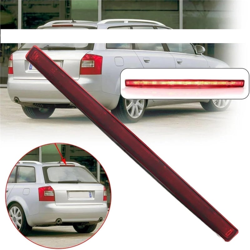Car High Mount Rear Brake Light Smoked Lens Red Third 3rd Stop Lamp Taillight for A4 S4 B6 Avant Wagon 2001-2005 8E9945097 - Image 3