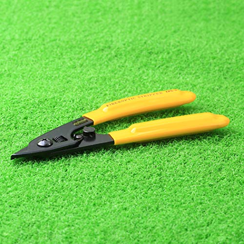 Cruiser CFS-3 Fiber Optic Stripper, Aluminum, Yellow: Strips 125μm, 250μm fiber coating, Ergonomic grip, 5.9 inches length - Image 5