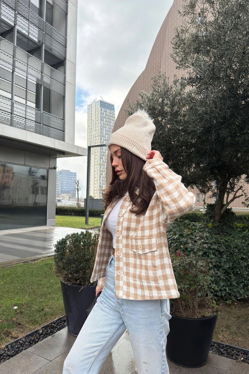 Weshaya جاكيت نسائي من المنك - Image 4