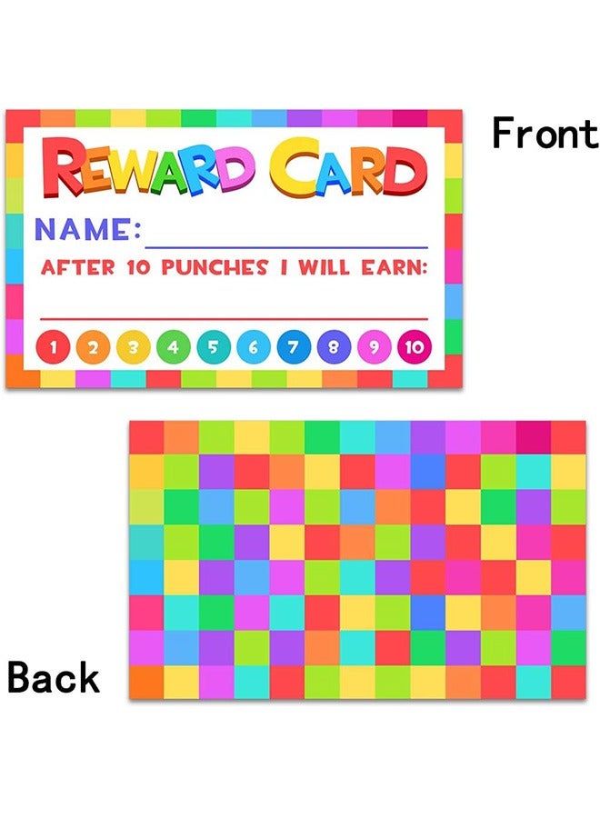 Arabest 100 Pcs Reward Punch Cards, Best Behavior Chart, Homeschool Classroom Motivated Supplies - Image 3