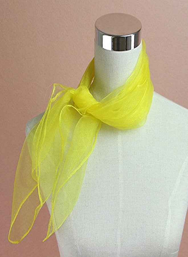 Boolavard Sheer Chiffon Square Scarf in Colours - 50s Style - Image 5