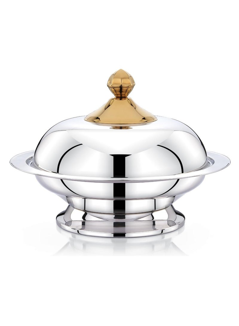 Homemaker Glanza Round Kozi Dish with Stand 30cm – Elegant and Durable Serving Plate