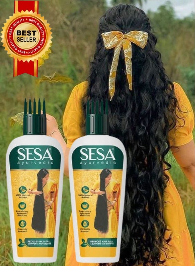 سيسا 2 قطع زيت الشعر الأيورفيدا مع مستخلص البرينجراج 100مل - Image 1