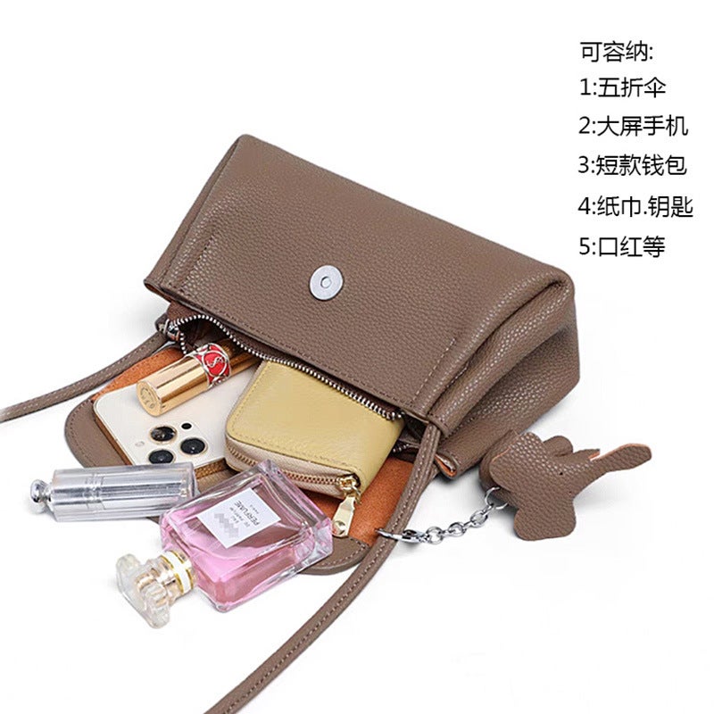 Crossbody Bag Women'S Bag Trendy High-End Fashion Mini Exquisite Genuine Leather Soft Leather Small Bag For Women - Image 5