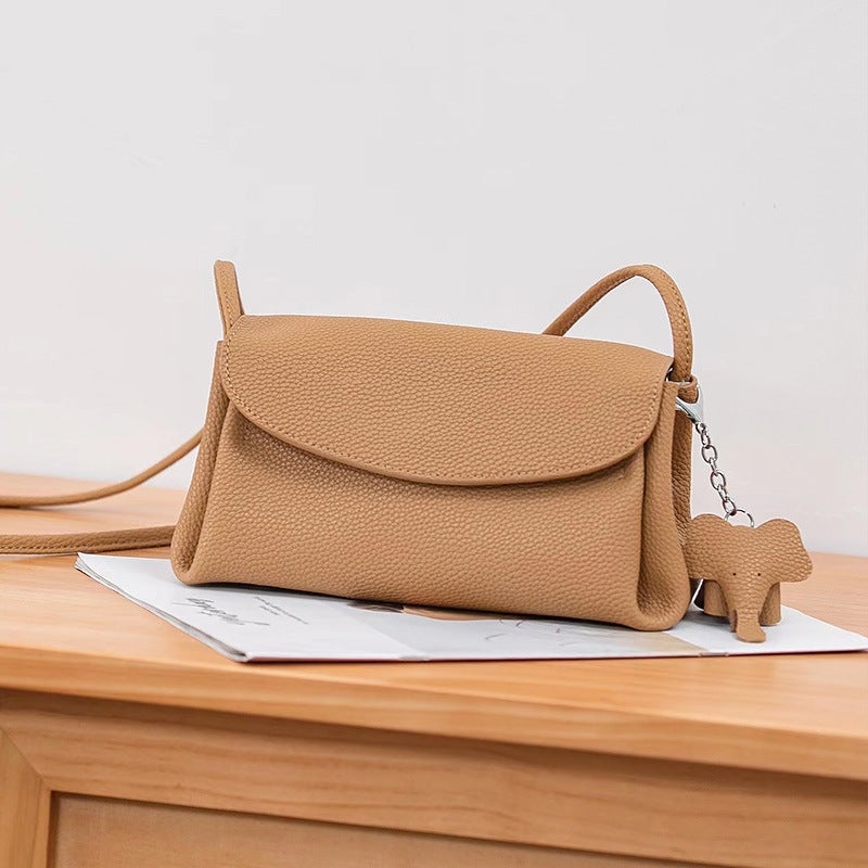Crossbody Bag Women'S Bag Trendy High-End Fashion Mini Exquisite Genuine Leather Soft Leather Small Bag For Women - Image 1