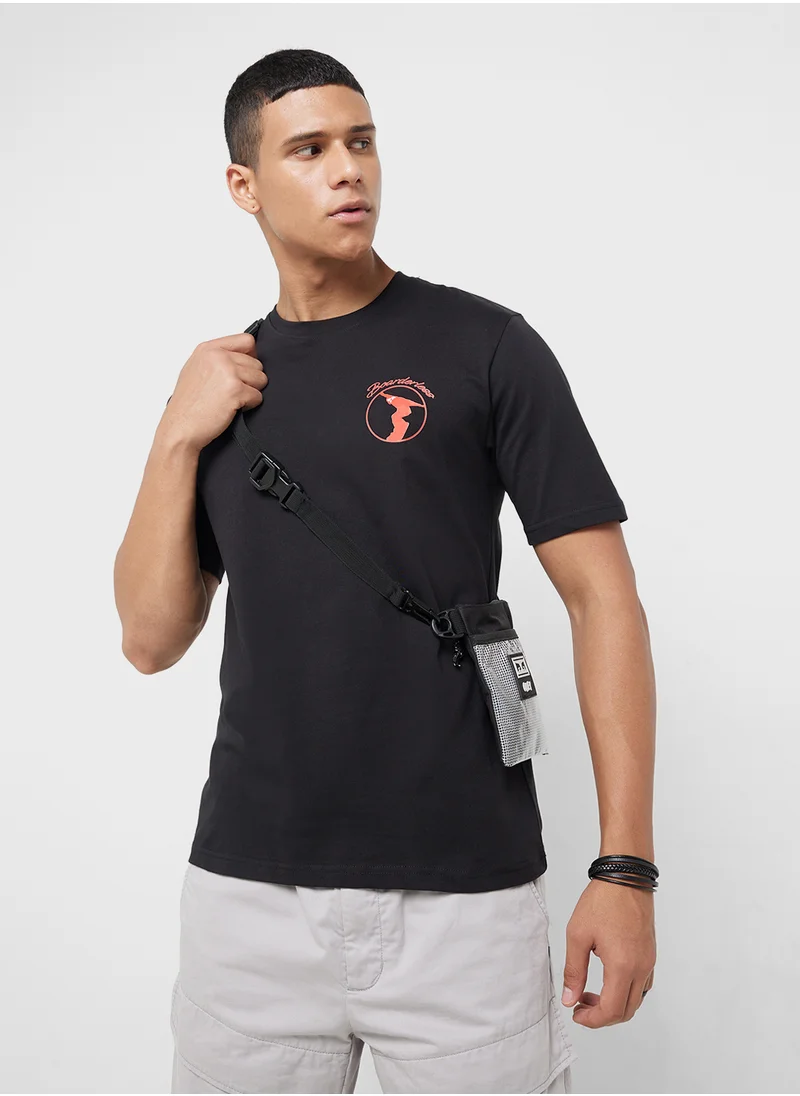 سفنتي فايف Oversized Graphic T-Shirt