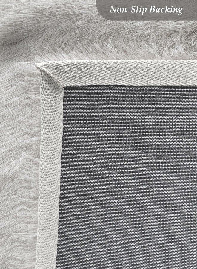 Obsessions Polyester Shaggy Bedside Runner, Cream, 60x150 cm - Image 4