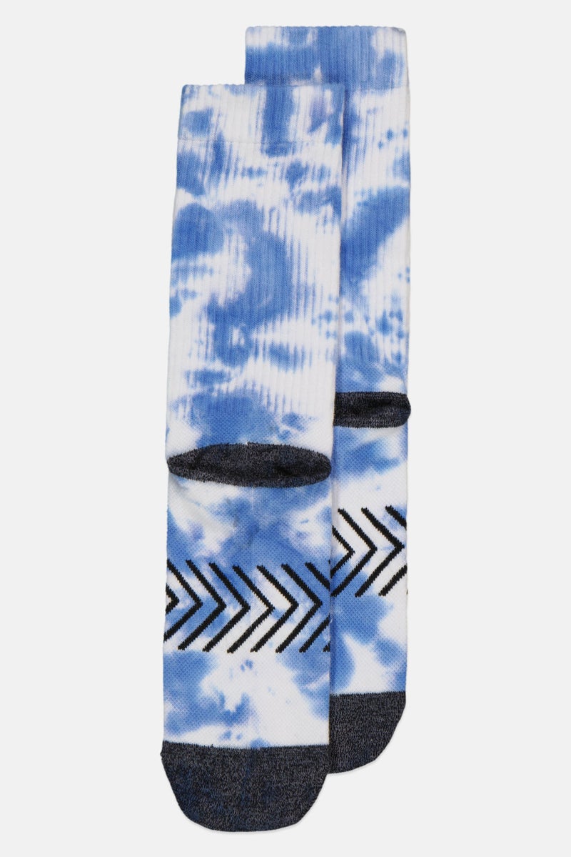 SKECHERS Women Tie Dye Crew Socks, Multicolor - Image 2