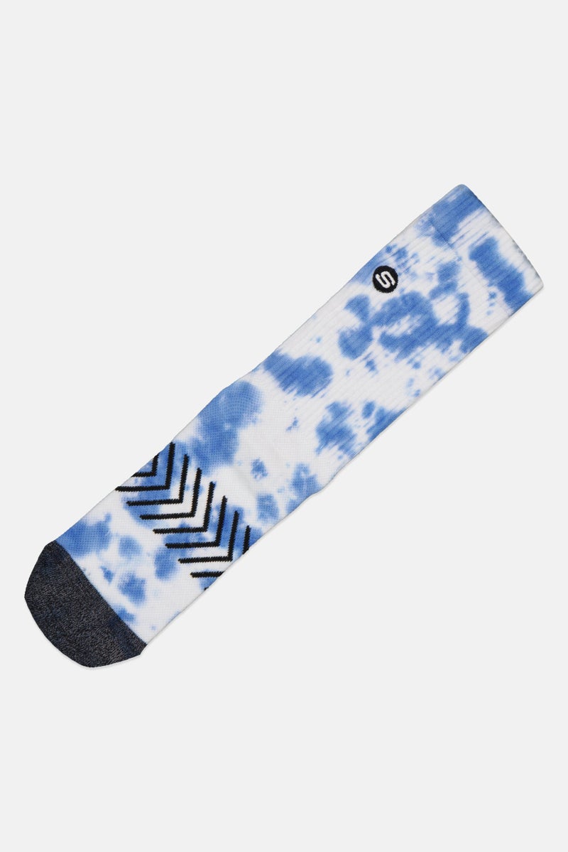 SKECHERS Women Tie Dye Crew Socks, Multicolor - Image 4