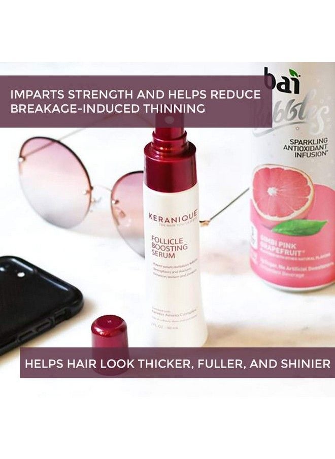 Keranique Follicle Boosting Serum For All Hair Types Enriched With Keratin Amino Complex Paraben/Sulfates Free 2 Pack (2 Fl Oz Each)  - Image 4