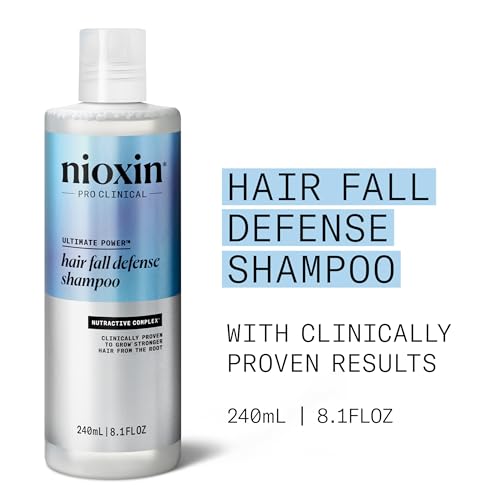 NIOXIN Hair Fall Defense Shampoo | Activates Hair Follicles for Visibly Less Hair Loss | With Niacinamide, Caffeine, Lauric Acid, and Sandalore | 8.1 Fl Oz. - Image 2