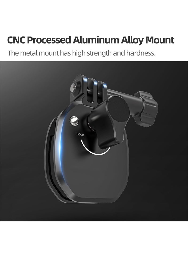 Camera Motorcycle Mount Windshield Clamp Aluminum Alloy for GoPro 13 12 11 10 9 /for Insta360 X5 X4 X3 Go3 Ace Pro/for DJI Osmo Action 5 Pro/Action 4 3 Osmo Pocket 3 Cameras Clip - Image 2