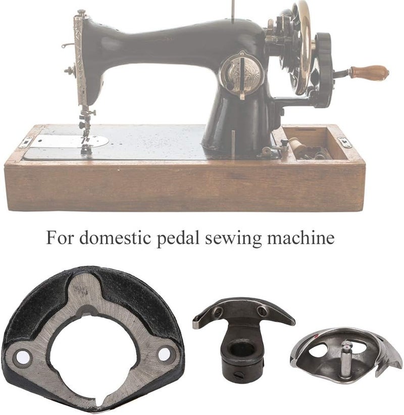 Metal Shuttle Race Hook Eyebrow Kit, Universal Size, Durable Metal, 204g Weight - Easy Installation, Smooth Finish, Sewing Machine Replacement Part - Image 2