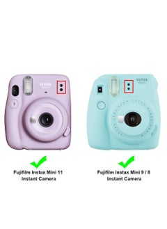 KASTWAVE Case for Fujifilm Instax Mini 11/9 / 8 Instant Film Cameras with Accessory Pocket and Detachable/Adjustable Shoulder Strap  - Image 3