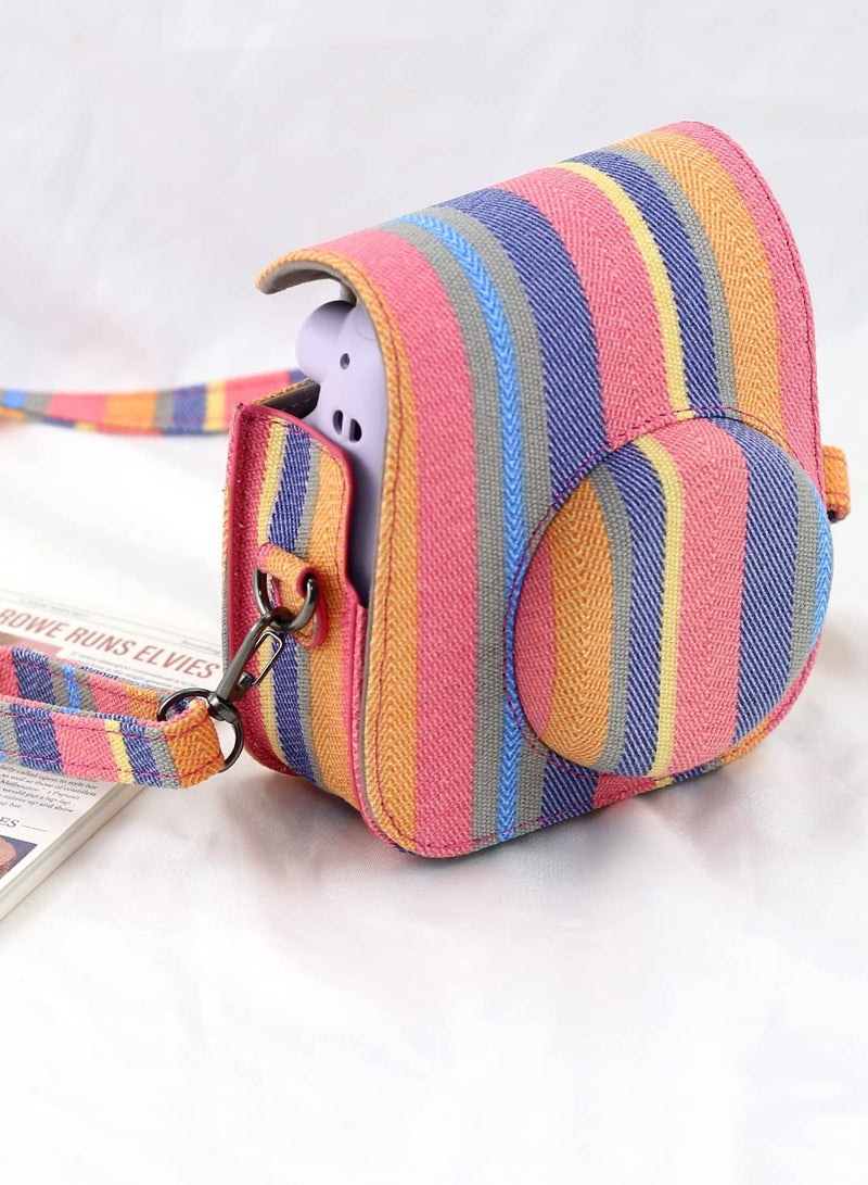 KASTWAVE Case for Fujifilm Instax Mini 11/9 / 8 Instant Film Cameras with Accessory Pocket and Detachable/Adjustable Shoulder Strap - Image 4