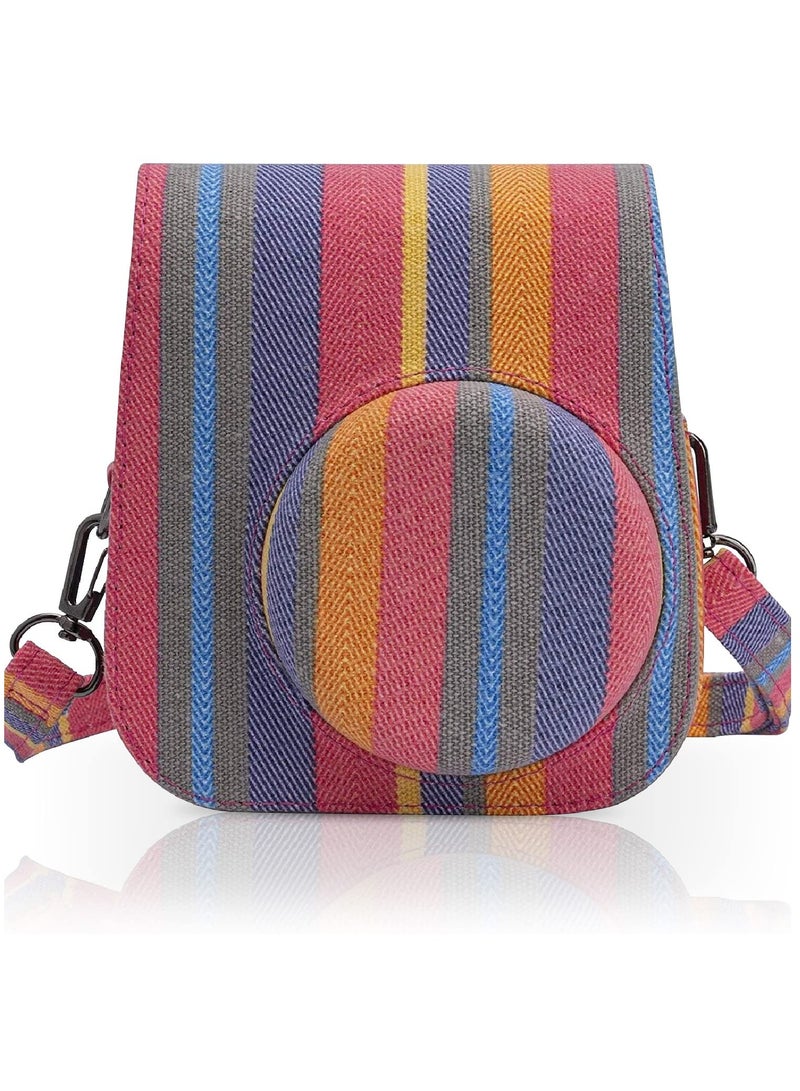 KASTWAVE Case for Fujifilm Instax Mini 11/9 / 8 Instant Film Cameras with Accessory Pocket and Detachable/Adjustable Shoulder Strap - Image 1