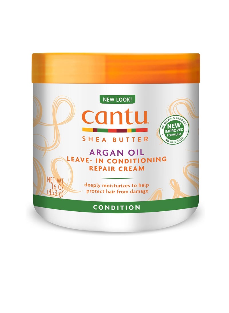 Cantu Argan Oil Leave-In Conditioner Creamy Repair, 16 oz
