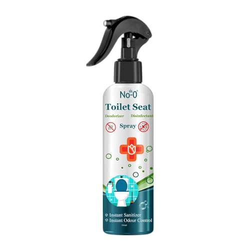 No-O Toilet Seat Sanitizer Spray 200 ml- Mint | Reduces The Risk Of UTI & Other Infections | Kills 99.9% Germs & Travel Friendly | Anti Odour, Deodorizer - Image 1