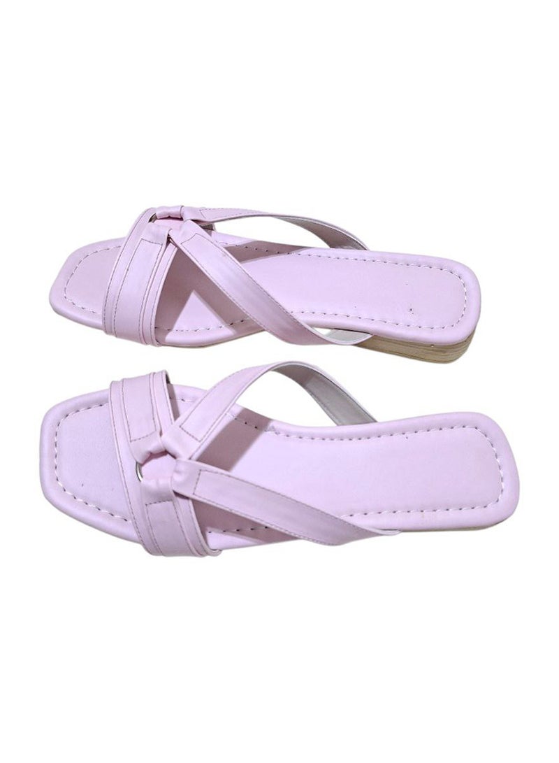 Karisma Flat Simple Design Strappy Slippers - Image 2