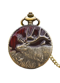 NIBEMINENT Vintage Metal Analog Pocket Watch Unisex Casual Style  - Image 1