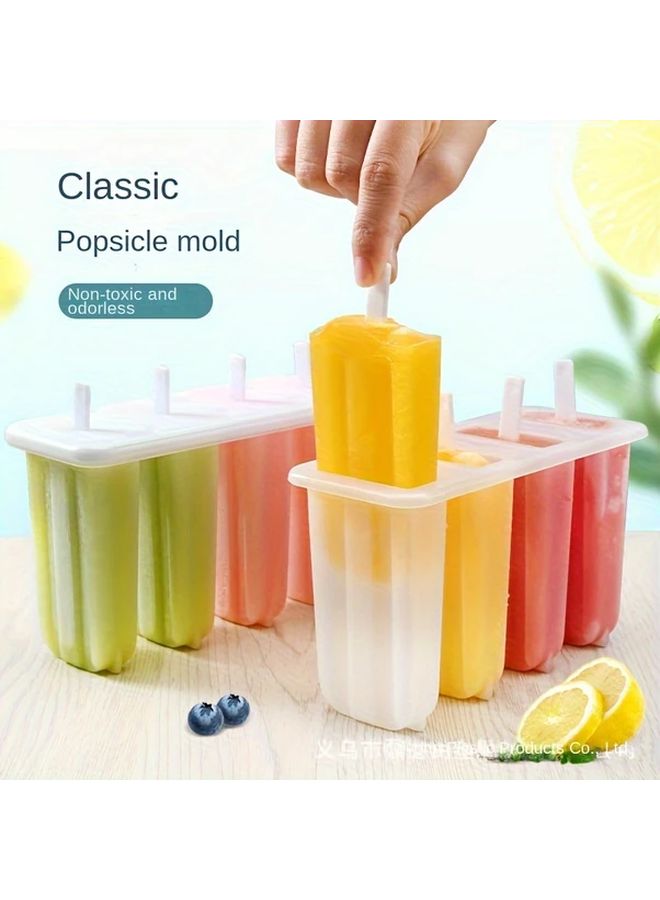 Transparent BPA Free Flexible Popsicle Mold Dishwasher Safe For Homemade Ice Cream - Image 5
