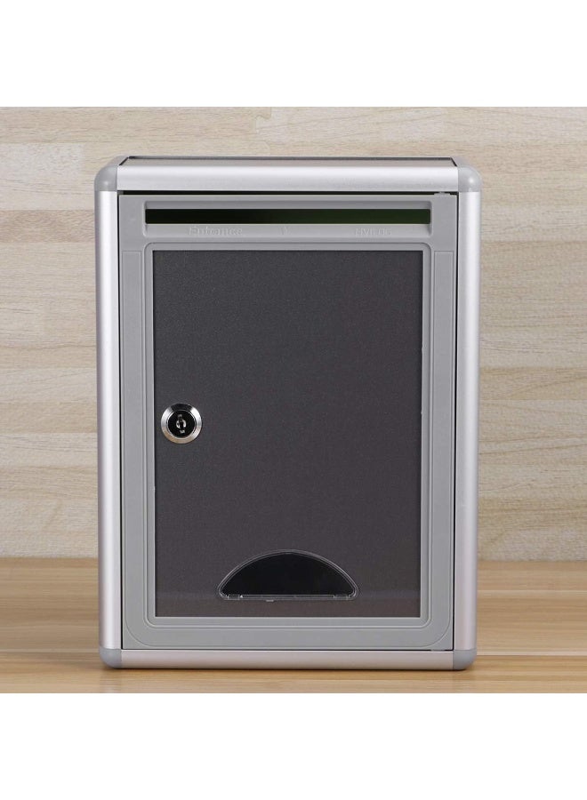 Beauenty Suggestion Box Locking key office suggestion box donation box Mailbox: Ballot Box - Image 2