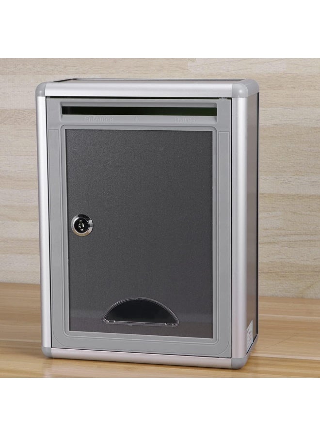 Beauenty Suggestion Box Locking key office suggestion box donation box Mailbox: Ballot Box - Image 5
