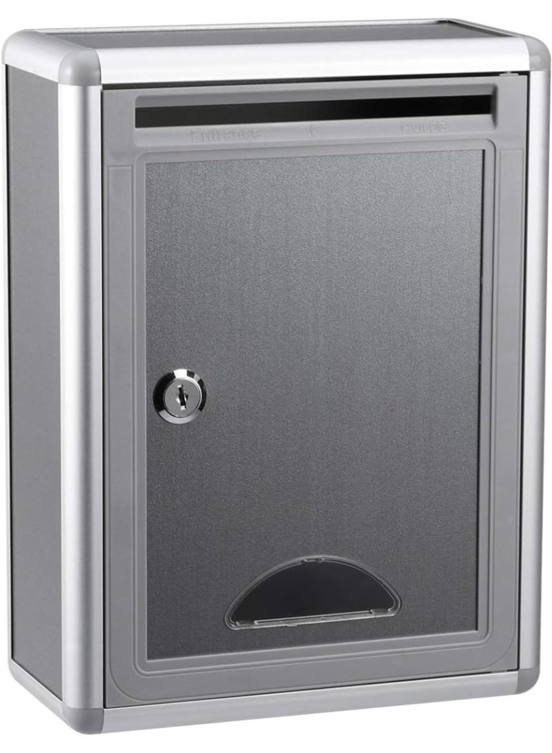 Beauenty Suggestion Box Locking key office suggestion box donation box Mailbox: Ballot Box - Image 1