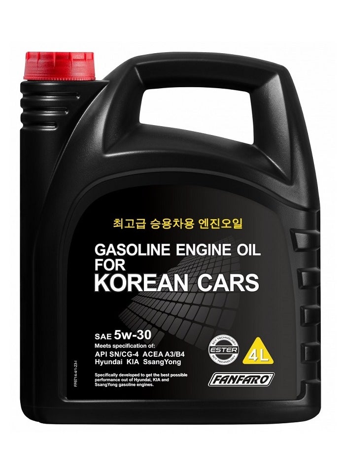فنفارو - زيت المحرك (زيت عالي الأداء) Korean 5W-30 4L - Image 1