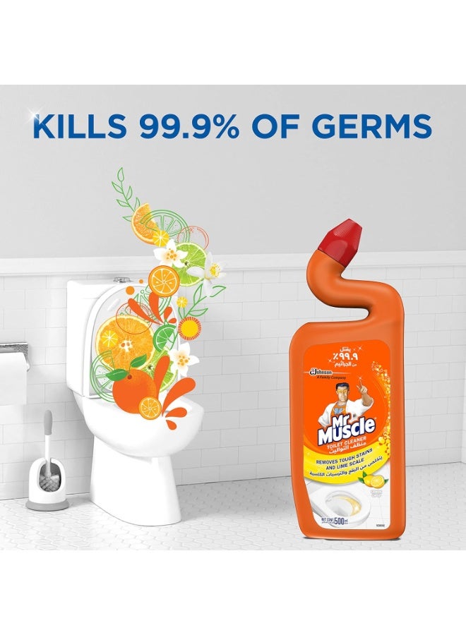 Mr Muscle Toilet Cleaner With Lemon Scent 500 ML - Image 4