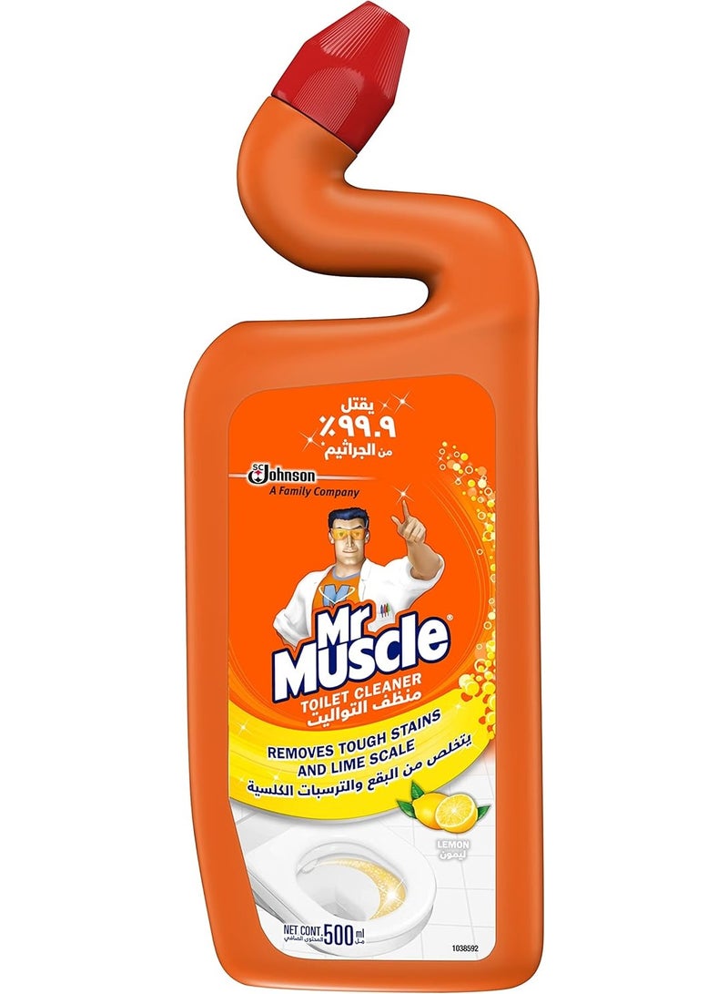 Mr Muscle Toilet Cleaner With Lemon Scent 500 ML - Image 1