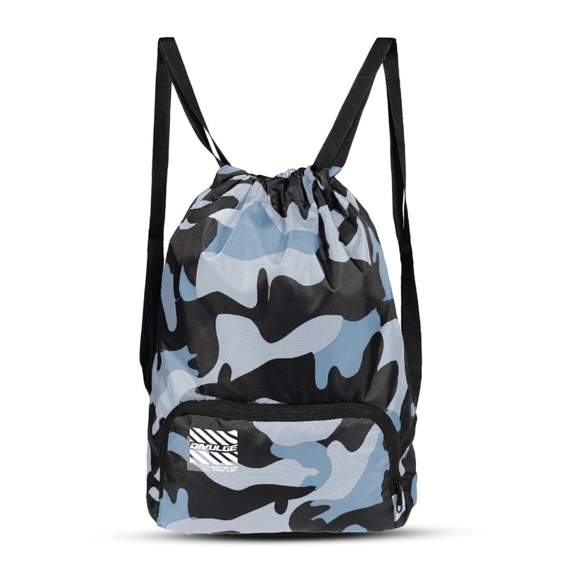 DIVULGE Meteor18 liters Polyester Drawstring bag, daypack Gym bag Rucksack Backpack With Zip Pocket - Image 1