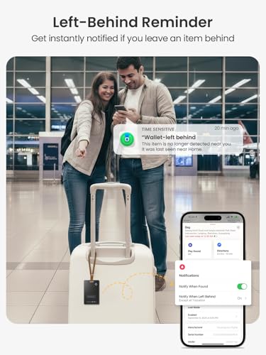 LOXP Wallet Tracker Card – Works with Apple Find My [Apple MFi Certified, iOS Only], Slim 1.65mm Bluetooth Item Finder, IP68 Waterproof, Wireless Rechargeable GPS Locator for Wallet, Keys & Luggage - Image 5