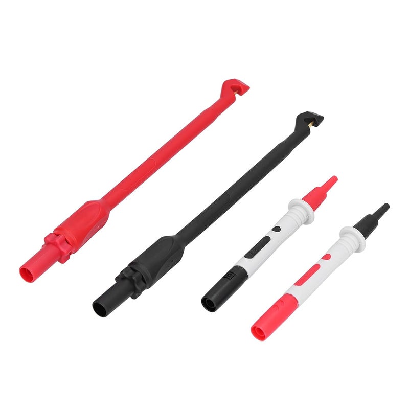 P1033B Banana Plug Test Probe Wire Kit, Multimeter Test s Kit, B l with Sile Cover for S Conductivity, Replaceable Hook for Home, - Image 4