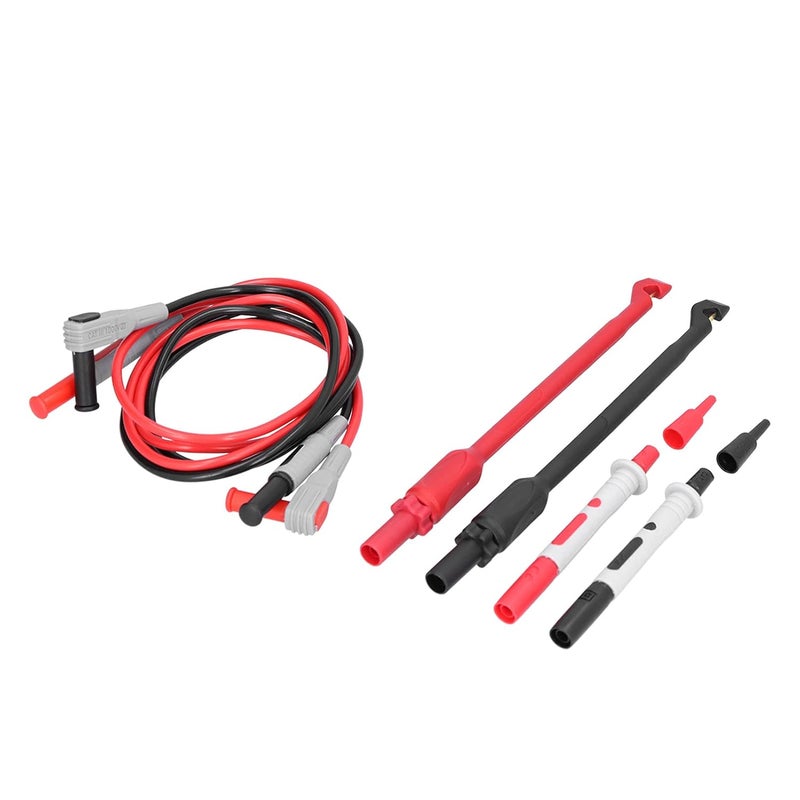 P1033B Banana Plug Test Probe Wire Kit, Multimeter Test s Kit, B l with Sile Cover for S Conductivity, Replaceable Hook for Home, - Image 3
