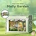 Flever Dollhouse Miniature DIY House Kit Creative Room with Furniture for Romantic Valentines Gift Molly Garden - Image 4