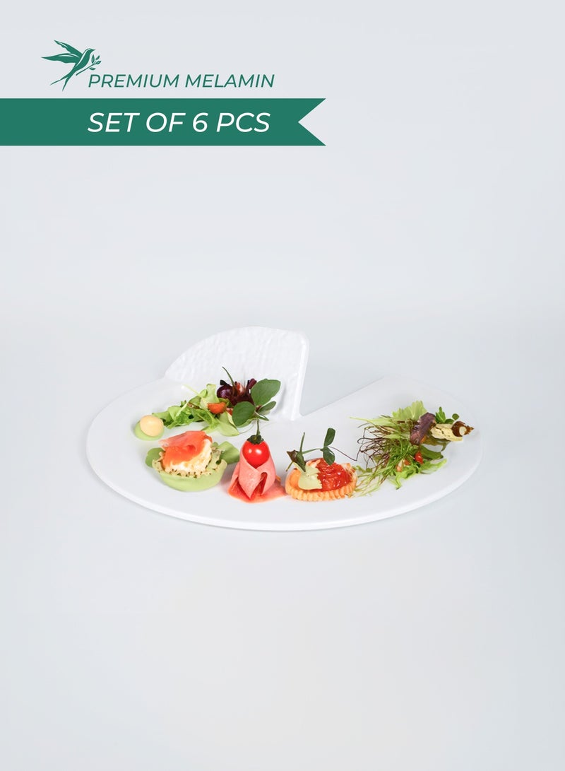 Baci milano Set of 6 Melamine Round Plates 18x4.3 cm Picco Baci Milano - Image 1