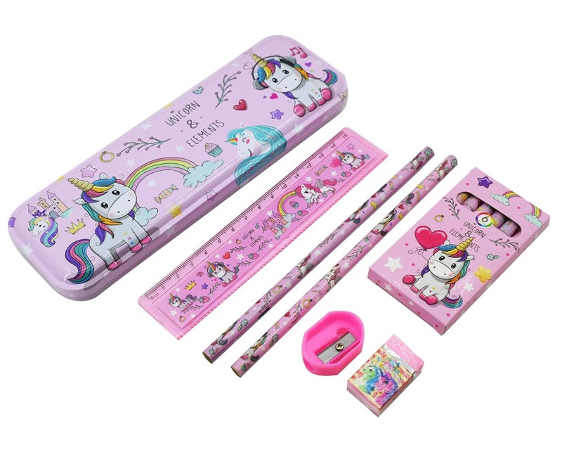 Asera Stationery Gift Pack for Kids for Birthday Return Gifts (Multicolour, Unicorn Theme) - Image 4