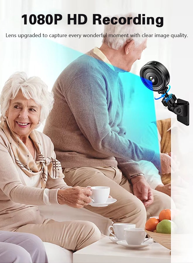 Wireless Network Camera Mini WiFi Camera , with 128G Card, 1080P HD Home Night Vision Remote Monitoring Micro for Home Offices Security - Image 3