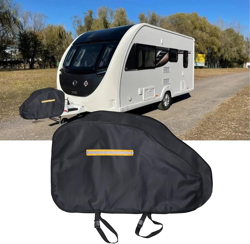 Andacar Waterproof Caravan Hitch Cover - Universal Trailer Jack Cover 35.5x6x23.6 Inch - Image 1