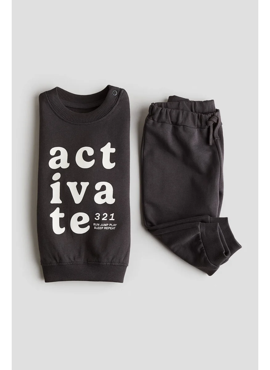 H&M 2-Piece Sweatshirt Set