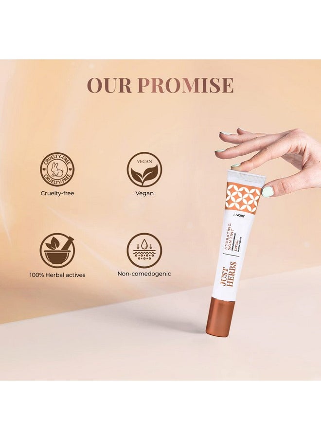 Just Herbs - Skin Tint Bb Cc Cream With Spf 15+ Brahmi And Lotus Medium Coverage Tinted Moisturizer For Men & Women (Procelain) - Image 1