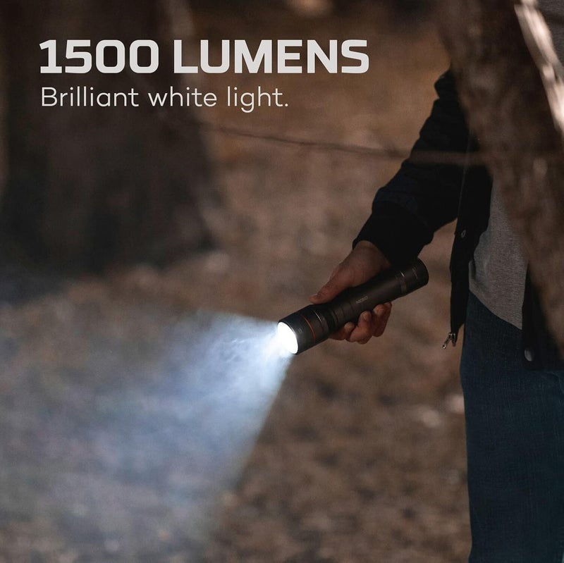 NEBO مصباح يدوي LED مقاوم للماء من نيبوا نيوتن 1500 لومن باللون الأسود مع قاعدة مغناطيسية - Image 2