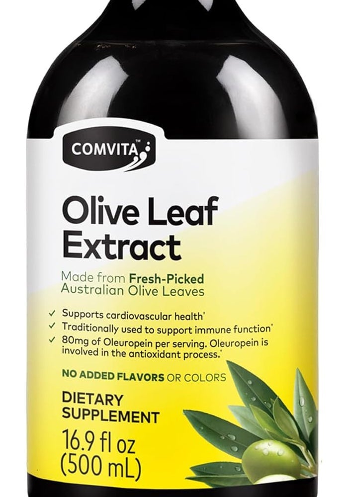 Comvita Olive Leaf Extract Health Supplement, Natural, 16.9 Fluid Ounce - Image 1