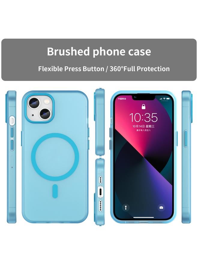 Zaboon Case For iPhone 13 MagSafe Frosted Translucent TPU + PC Full Coverage Phone Case - Image 2