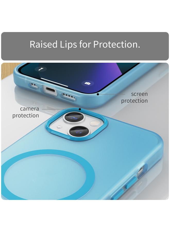 Zaboon Case For iPhone 13 MagSafe Frosted Translucent TPU + PC Full Coverage Phone Case - Image 5