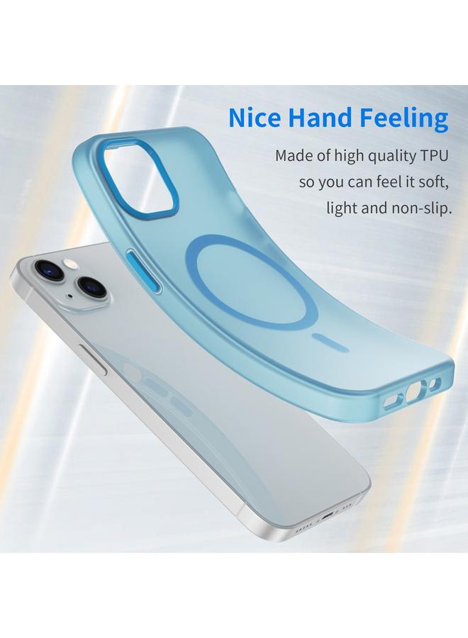 Zaboon Case For iPhone 13 MagSafe Frosted Translucent TPU + PC Full Coverage Phone Case - Image 3