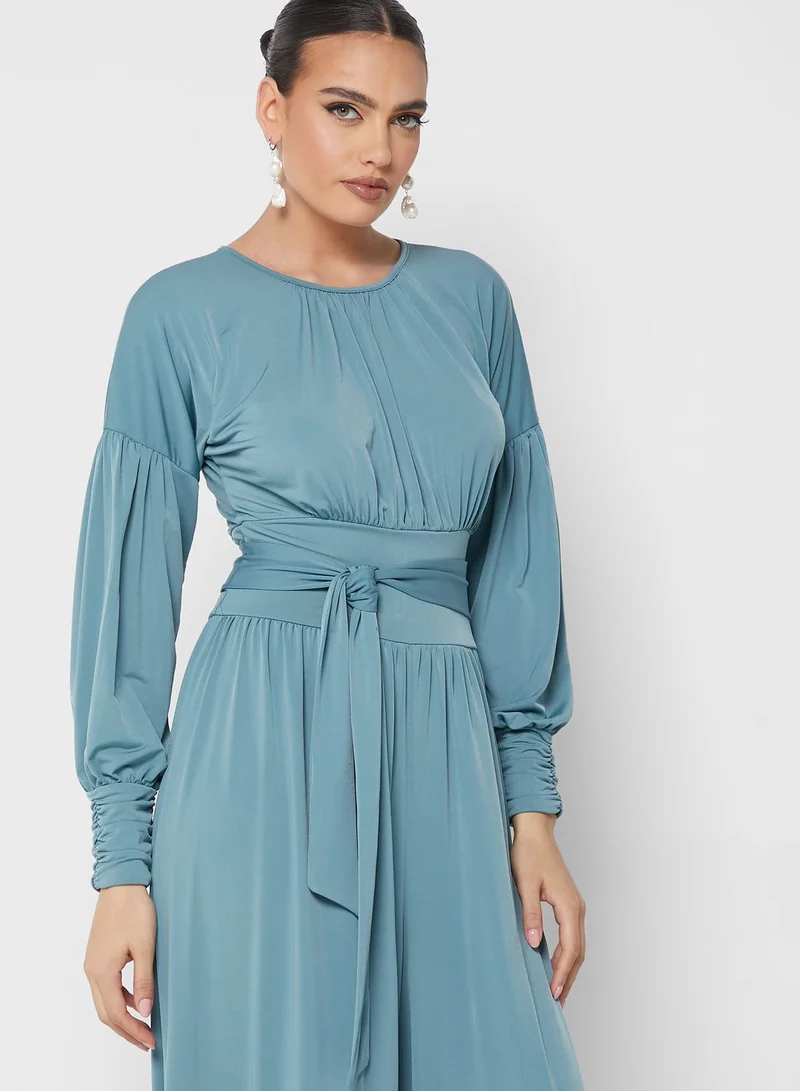 Khizana Puff Sleeve Jumpsuit