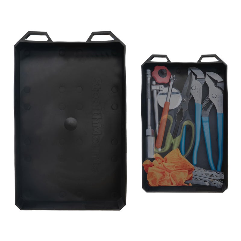 StealthMounts Open FlexiTray | Flexible Tool Trays Compatible with Milwaukee PACKOUT | Organiser for Tools, Nuts, Bolts & Parts | Workshop, Garage & Van Storage | Made in The UK - Image 1